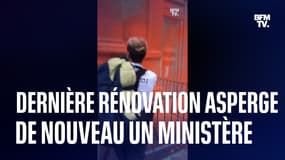 Après Matignon et Bercy, des militants de "Dernière Rénovation" aspergent de peinture la façade du ministère de la Transition écologique