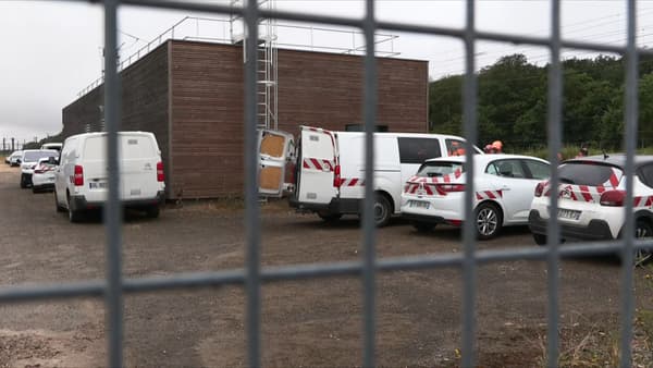 L'un des postes d'aiguillage de la SNCF incendiés en Eure-et-Loir, le 26 juillet 2024.