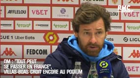 OM : "Tout peut se passer en France", Villas-Boas croit encore au podium