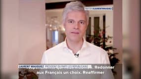 Laurent Wauquiez, président des Républicains en ce 25 décembre 2018.