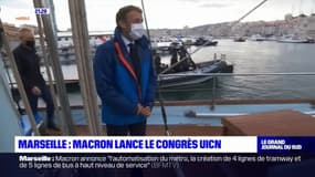 Marseille: Emmanuel Macron lance le Congrès mondial de la nature