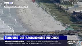 États-Unis: malgré l'épidémie de coronavirus, les plages de Floride sont bondées de monde