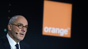 Stéphane Richard, PDG d'Orange, le 13 février 2020 à Paris