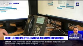Lille: le CHU pilote le nouveau numéro contre le suicide