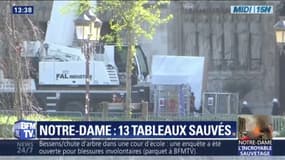 13 tableaux sauvés de Notre-Dame 