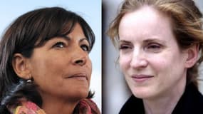 Anne Hidalgo et Nathalie Kosciusko-Morizet, candidates rivales pour la mairie de Paris.
