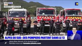 Alpes-du-Sud: des pompiers partent dans les Bouches-du-Rhône