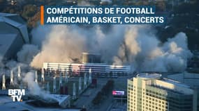 Implosion spectaculaire du Georgia Dome d'Atlanta