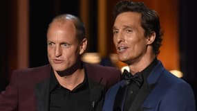Woody Harrelson et Matthew McConaughey en 2014