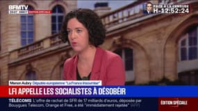 Pour Manon Aubry (LFI), la suspension de la réforme des retraites est "une arnaque et une illusion" 