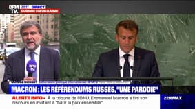 Guerre en Ukraine: à l'ONU, Emmanuel Macron dénonce le "retour à l’âge des impérialismes et des colonies"