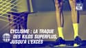 Les jambes de Chris Froome sur un podium du Tour de France