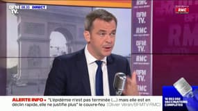 Fin du port du masque en extérieur: Olivier Véran demande aux français de "continuer à avoir le réflexe lorsque le masque est nécessaire"