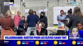 Villeurbanne : goûter pour les élèves sans toit