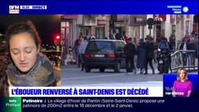 Saint-Denis: l'éboueur renversé est décédé