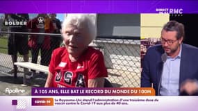 Julia vient de battre le record du monde du 100 mètres chez les plus de 105 ans. 