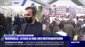 Manifestation pour la réouverture des restaurants et des bars à Marseille 
