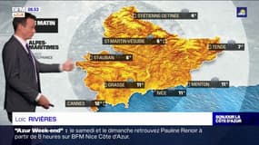 Météo Nice-Côte d'Azur: une matinée pluvieuse et un après-midi plus sec, 17°C attendus à Nice