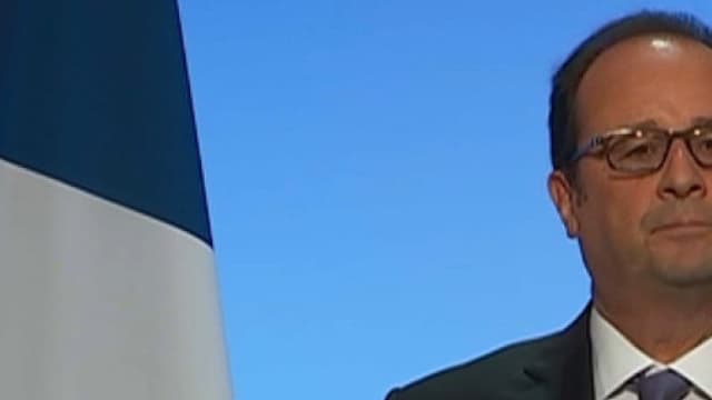 François Hollande le 8 septembre 2016 salle Wagram à Paris.