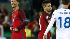 Cristiano Ronaldo et Raphaël Guerreiro