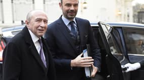 Gérard Collomb et Edouard Philippe le 3 janvier au ministère de l'Intérieur.