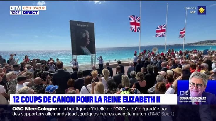 Mort d'Elizabeth II: plusieurs dizaines de Niçois rassemblés sur la Promenade des Anglais