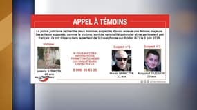 Un appel à témoins avait été diffusée la semaine dernière pour retrouver l'infirmière polonaise et ses deux ravisseurs.