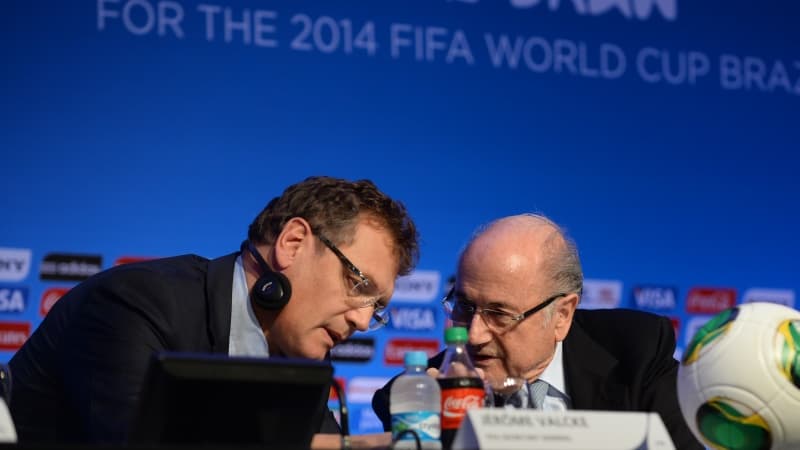 Jérôme Valcke et Sepp Blatter