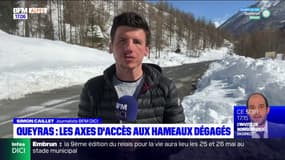 Hautes-Alpes: les axes du Queyras dégagés après les chutes de neige