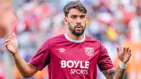Lucas Paqueta lors du match entre West Ham et Manchester United, dans le cadre de la Premier League Summer Series, le 26 juillet 2025.