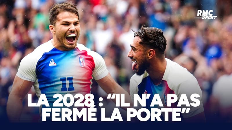 LA 2028 : "Il n'a pas fermé la porte", Dupont (encore) aux JO avec le rugby à 7 ?
