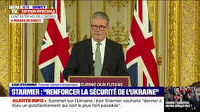 Aide militaire à l'Ukraine: "Chaque pays doit pouvoir participer dans sa mesure", affirme Keir Starmer