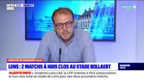Tifo anti-lillois lors du match Lens-Lille: "il peut y avoir le cas échéant, des poursuites pénales", explique un avocat en droit du sport