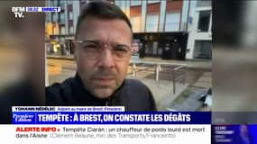 Tempête Ciaran: "La nuit a été très compliquée, sous les coups de 3h du matin, c'était apocalyptique" affirme Yohann Nédélec, adjoint au maire de Brest