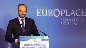Édouard Philippe se rend au forum Europlace.