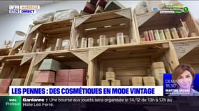 Les Pennes: des cosmétiques en mode vintage