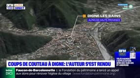 Digne-les-Bains: l'auteur des coups de couteau s'est rendu à la police