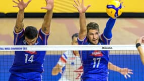 Mondiaux de volley - Nicolas Le Goff et Trevor Clevenot, le 14 septembre 2025 aux Philippines 