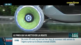 La chronique de Frédéric Simottel : Le pneu qui va nettoyer la route - 08/03