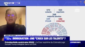 Loi immigration: "C'est un mauvais message que nous portons aux étudiants internationaux", pour Léon Laulusa (directeur général de l'École supérieure de commerce de Paris)