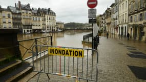Une photographie de Bayonne face aux inondations ce jeudi 17 octobre 2024.