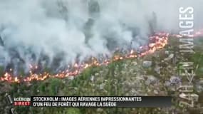 Le feu ravage de nombreuses forêts en Suède