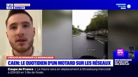 Caen: le quotidien d'un motard sur les réseaux