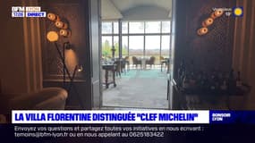 La Villa Florentine à Lyon a été distinguée d'une clef par le Michelin