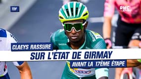 Tour de France : Claeys rassure sur l'état de Girmay qui "est prêt pour se battre pour le maillot vert de nouveau"
