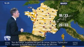 La météo pour ce lundi 17 juillet 2017