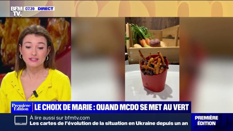 Le choix de Marie - McDonald's remplace ses potatoes par des légumes