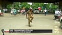 En Inde, ce policier fait le show au milieu des voitures