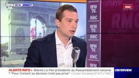 Jordan Bardella occupera la présidence du Rassemblement national jusqu'au 10 septembre, "au moins"