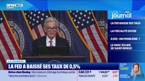 La Fed a baissé ses taux de 0,5%
